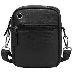 Trendy Hot Selling Men Pu Leather Crossbody Man Beg Lelaki Sling Bag Small Korean Korea Style Water Proof