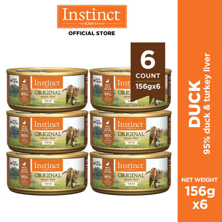 Instinct Original Grain Free Real Duck Recipe Natural Wet Canned