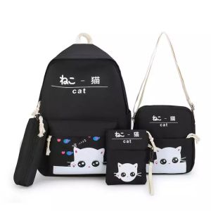 Tas Ransel Anak Sekolah SD perempuan Terbaru- Tas anak perempuan 4 in 1 Baby Cat (Kucing Intip) (Bisa COD) / Tas Sekolah Anak Remaja SD - Tas anak termurah-tas lucu