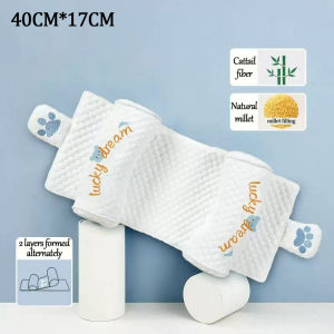 Correction Pillow & Baby Millet-Filled Head Shaping - Prevents Flat Head Soft for Newborns & Toddlle