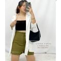 TOLLY - Celana Pendek Premium Cringkle Airflow / Cassie Crinkle Hotpants / SJJ. 