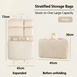 7 in 1 Travel Storage Bag Business Travel Travel Luggage Clothing Washing Tidyup Sorting Storage Beg Simpanan Perjalanan
