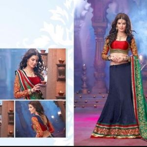 Indian Silk Lehenga Set