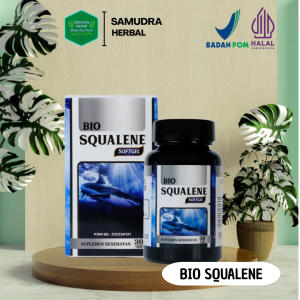 BIO SQUALENE MINYAK HATI IKAN HIU 30 SOFTGEL KAPSUL LUNAK ASLI ORGINAL