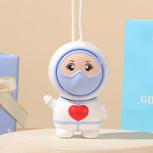 รุ่นใหม่ล่าสุด พัดลมคล้องคอ USB พัดลมมือถือ มีเชือกเส้นเล็ก พัดลมแบบแขวนคอ พัดลมพกพาขนาดเล็ก พัดลมตั้งโต๊ะ ของขวัญวันเกิด พัดลมพกพา