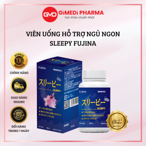 Viên Uống Hỗ Trợ Ngủ Ngon Sleepy Fujina Nhật Bản Viên Uống Dành Cho Người Mất Ngủ