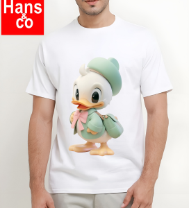 Kaos Pria 3 Dimensi Motif Animasi Daisy Donald Duck Tshirt Oblong Katun 24s H0126 By Hans & co