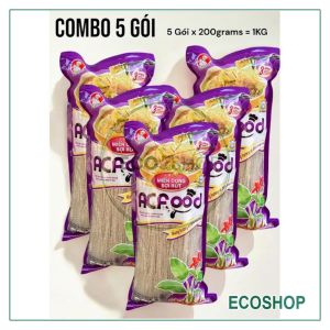 [EcoShop] Combo 2 Gói Miến Dong Sợi Rút ACFOOD - Sợi Dai Không Bở Hương Vị Thơm Ngon - Gói 200g