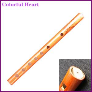 Colorful Heart แบบดั้งเดิม6หลุมไม้ไผ่ขลุ่ยคลาริเน็ตนักเรียนเครื่องดนตรีไม้ AU