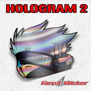Stiker anime Kakashi Hatake Sticker Naruto Peeker