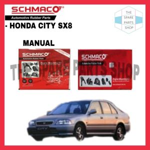 HONDA CITY SX8 MANUAL SCHMACO ENGINE MOUNTING KIT SET (4PCS IN 1 SET) - 1 YEAR WARRANTY