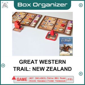 Great Western Trail: New Zealand Board Game Box Organizer Insert