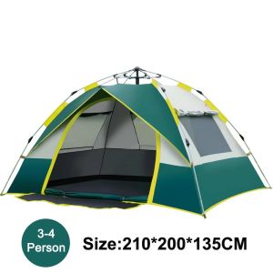3-4 Person Sale Automatic Tent Outdoor Waterproof Tent Camping Large Camping Portable Tent