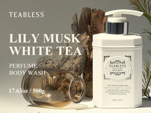 Teabless Perfume Body Wash Lily Musk White Tea 500g
