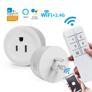smart socket switch ซ็อกเก็ตสวิตช์รีโมตคอนโทรล WiFi รองรับ APP และ Alexa Google ลําโพงควบคุมด้วยเสียง สําหรับบ้าน