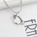 PICKIT เพื่อนเพื่อนเพื่อน ของขวัญที่ดี สร้อยคอลายความรัก 4 BFF สร้อยคอสำหรับผู้หญิง สร้อยคอมิตรภาพมิตรภาพ สร้อยคอสำหรับผู้หญิง. 