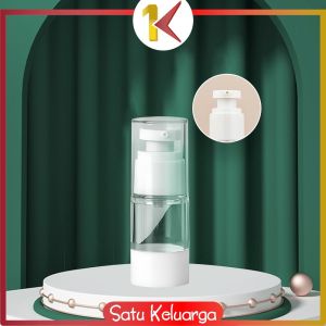 SK-C1123 Botol Airless Pump Lotion Transparant 15ml 30ml 50ml Travel Size / Botol Lotion Refillable