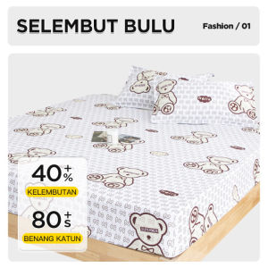 PROMO !!!  ✅ Sprei Motif Kartun Set Tinggi Sprei 25cm + 2 Sarung Bantal - Sprei Ukuran 160x200 bedsheet aesthetic Halus dan dingin - Sprei aesthetic korea series