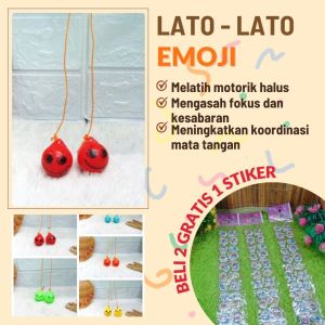 [BELI 2 GRATIS 1 STIKER] LATO-EMOJI-PELANGI MAINAN VIRAL! LATTO SMILE PELANGI LATO LATO NEON ETEK ETEK TEK TEK TIK TOK LATTO KATO KATO Katok