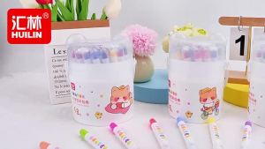 【24h】48 Colour Crayon For Kids Washable Non Toxic Colouring Painting Oil Pas Drawing Art Krayon Non Toxic 蜡笔
