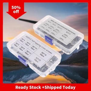 🔥🔥🔥pheebss 400 800PCS 1 Set M2 Black Self Tapping Screw Assortment Kit Locking Screws And Wood Screws