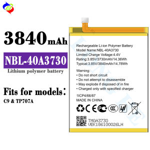 Dimi for Neffos Mobile Phone Battery NBL-40A3730 Brand New Battery C9/Tp707a