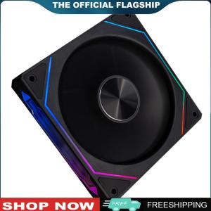 【ALLOYSEED】 120 มม. PC Case Fan Fan Infinite Mirror Effect 5V 3PIN ARGB COOLING FAN 800-1800RPM 4PIN PWM CASE CASE CASE FAN สำหรับเคสคอมพิวเตอร์