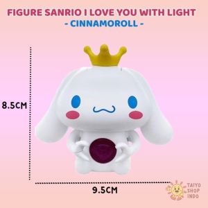 TAIYO Boneka Figure I Love You Light Koleksi Audio Lampu Suara Sound Gantungan Kunci Aksesoris Tas