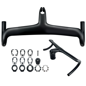 SGS BALUGOE Carbon fiber handle Road Bicycle Handlebar integrated concealed Full internal wiring +bowl washer