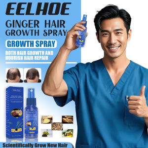 BOOM EELHOE Hair Growth Spray Liquid Efisien Anti-Hair Loss Serum Menargetkan Kebotakan Mempromosikan Regenerasi Folikel Rambut