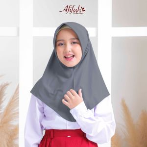 Jilbab anak sekolah kerudung Bergo oval sport jersey/kerudung instan/hijab sekolah SD SMP SMA/jilbab bergo oval sport hamidah/kerudung instan P2 - AFIFAH COLLECTION