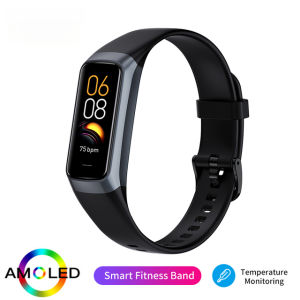 New Smart band Sport Fitness Tracker Smartwatch Screen Waterproof Body Temperature Smart celet For Women Men