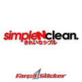 STIKER SIMPLE N CLEAN Sticker Simple & Clean. 