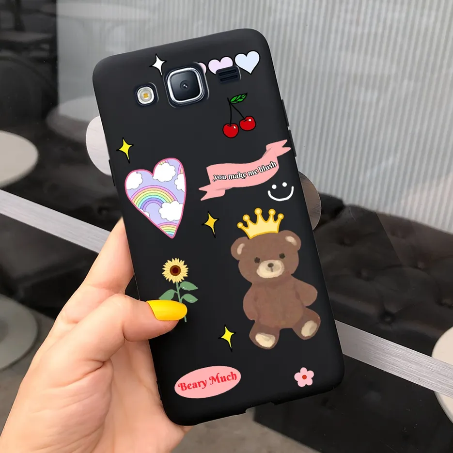 For Samsung Galaxy J2 Prime Case SM-G532F Cute Candy Painted Back