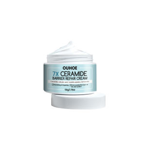 Ouhoe Ceramide Repair Cream Hydrating Nourishing Repair Skin Barrier Brightening Skin Rejuvenation Moisturizing Cream (50g)