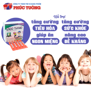 Endo Thymo tăng cường tiêu hóa giúp bé ăn ngon miệng