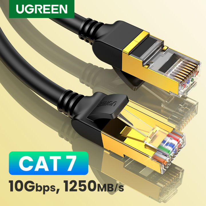 Cat7 Router Rj 45 UGREEN Cat 7 Ethernet Cat7 High Speed Flat Gigabit STP RJ45 LAN 10Gbps ...