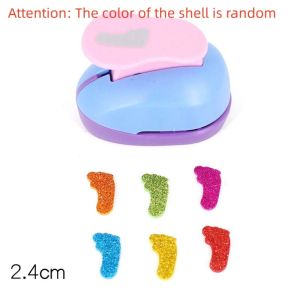 GONG4 Random Color Flower Furador 764cm Labor Saving DIY Embossing Punches Punches Maker Cutting Craft Paper Cutting Hole Punch Scrapbooking