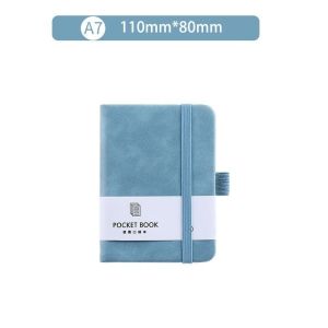 A7 Mini Notebook Portable Pocket Notepad Diary Book Notebook Weekly Planner for School Supplies