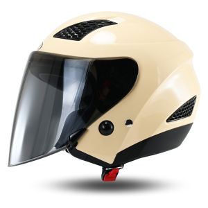 Rsix Helm Half Face Kirana Solid Warna Pastel Kekinian Keren SNI