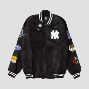 Varsity Vintage Jaket Baseball Korea Putih Keren Terbaru Distro - Akar Official Shop