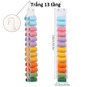 Túi nhựa treo khăn tắm khăn mặt cuộn túi treo đồ lót giày dép đa tầng tiết kiệm không gian