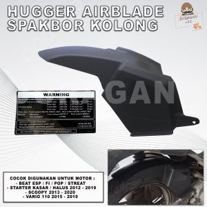 SPAKBOR KOLONG HUGGER BEAT ESP FI F1 POP STREET STARTER KASAR SCOOPY HALUS VARIO 110 PNP 2012-2019