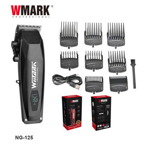 WMARK Rechargeable Hair Clipper Professional Cordless Trimmer for Precision Grooming