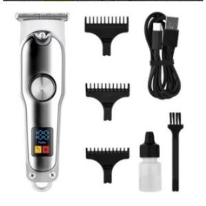 จอแสดงผล LED ที่ถอดเปลี่ยนได้มืออาชีพชายผม Trimmer เคราไฟฟ้า Trimmer ใช้ในบ้าน T-Blade Trimmer ผม