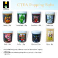CTEA Popping boba 1.2kg / Popping boba tea/milktea sinkers/Sinker dessert/ Popping boba pearls. 