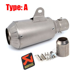 Ống Giảm Thanh Xe Máy Giao Diện 38-51Mm Thông Dụng Điều Chỉnh Hệ Thống Ống Xả Akrapovic Tailipe