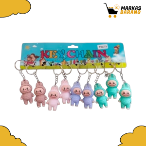 Ganci Gantungan Kunci Labubu Lucu