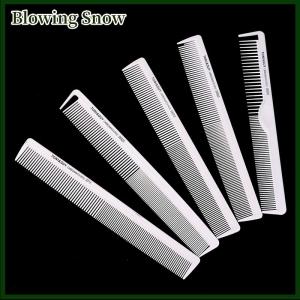 Blowing 1PC Professional Hair Comb White Carbon Fiber Hairdressig Cutting Comb Anti Static Haircut Coloring Tools Barber Styling Tool