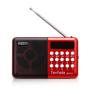 ĐÀI RADIO FM NGHE NHẠC QUA USB VÀ THẺ NHỚ-Đài Phát Thanh Kỹ Thuật Số Loa Di Động Mini FM Radio USB SF